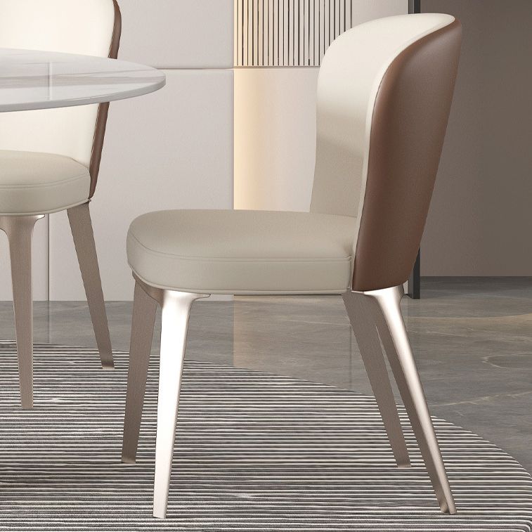 Modern Style 1/3/4/5/7/9 Pieces Dining Sintered Stone Dining Table Set with Metal Legs