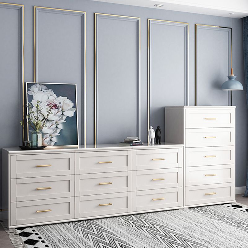 17.55-inch Width Solid Wood Storage Chest Classic Glam Storage Chest Dresser