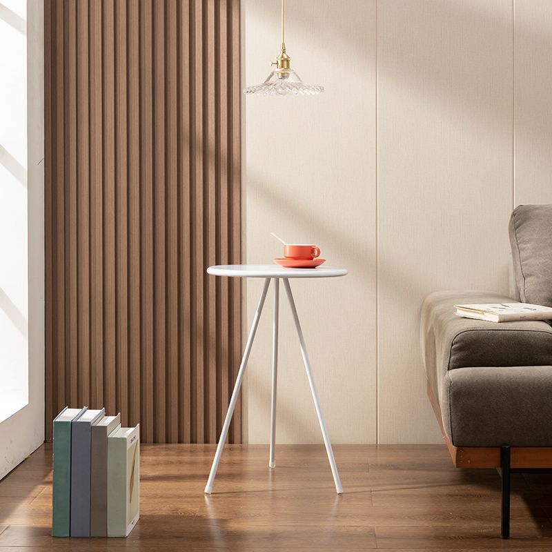 Metal White/green/black/gold 3 Legs Base Design Round Coffee Table