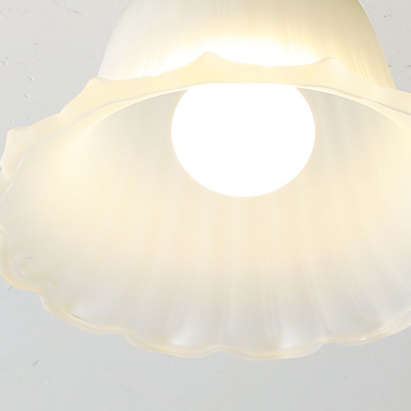 Nordic 1 Light Ceiling Light Glass Flush Mount Ceiling Light Fixture for Bedroom