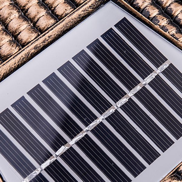 Simple LED Pillar Light Household Solar Lighting Fixture for Backyard