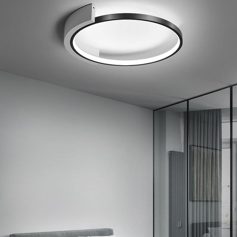 Arch-ronde Mount Light Fixtures Metal Modern Simplicity Flush Ceiling Light Fixtures for Bedroom