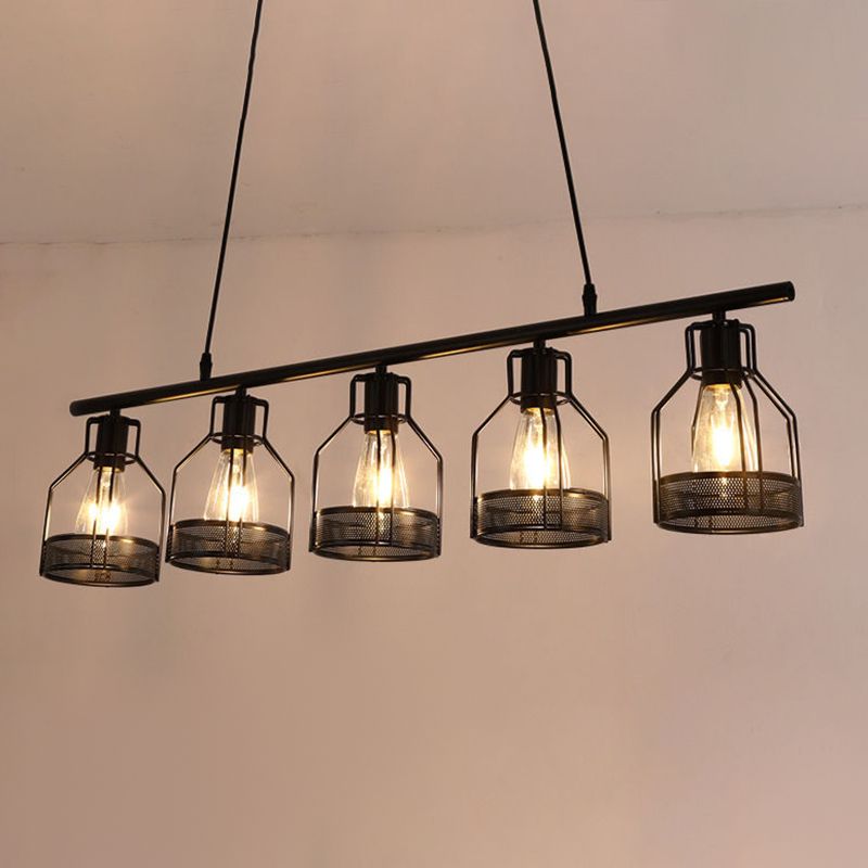 Industrial Style Lantern Hanging Pendant Lights Metal Pendant Light Fixtures
