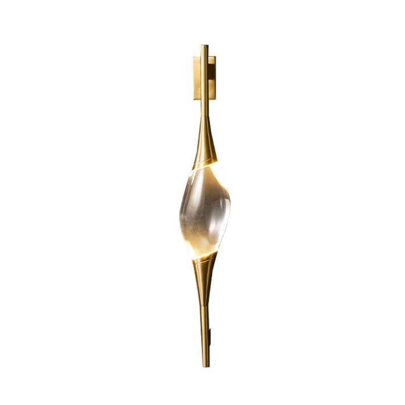 Moderne luxe stijl gewapende sconce verlichtingsarmaturen kristallen wandwanden in gouden afwerking