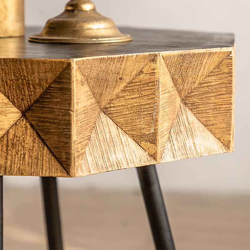 French Country Side Table Fully Assembled Accent Side Table for Bedroom