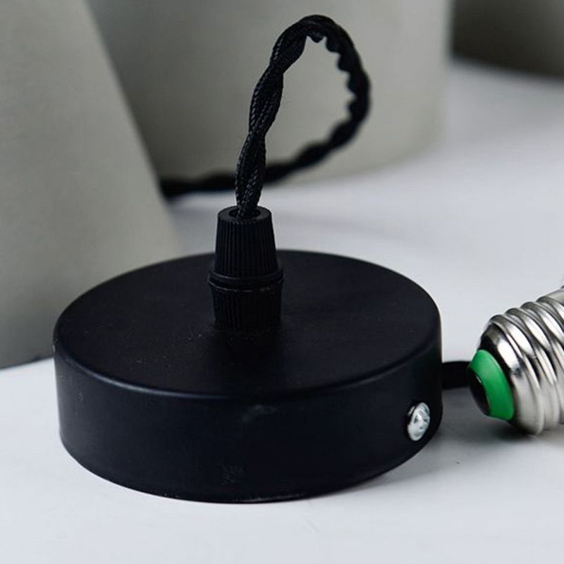 Créatif 1 Light Pendant Light Ciment suspendu luminaire pour le café