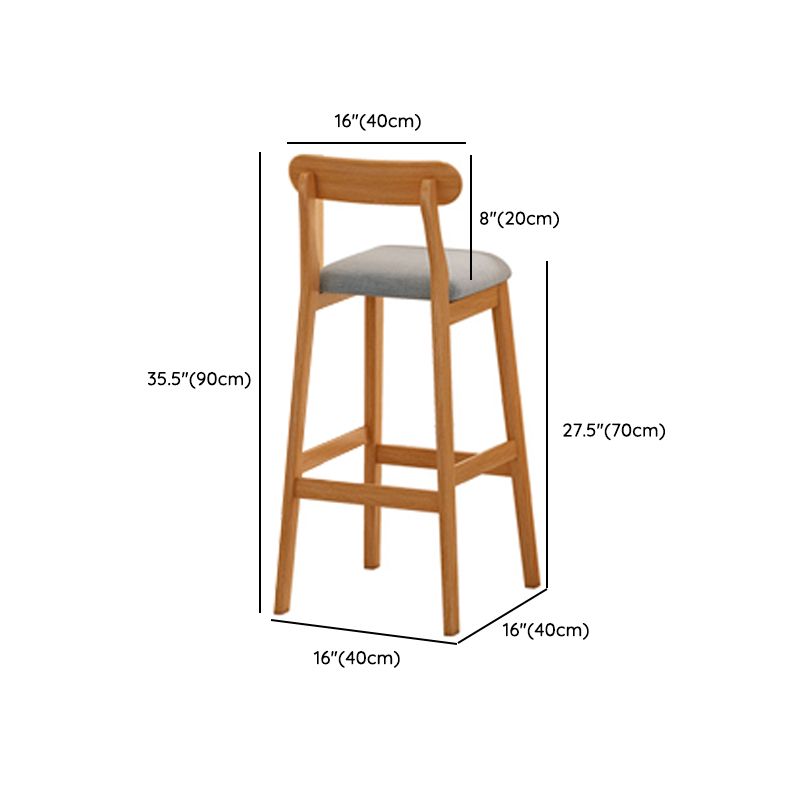 1/2/3 Pieces Bar Stool and Table Set Contemporary Full Natural