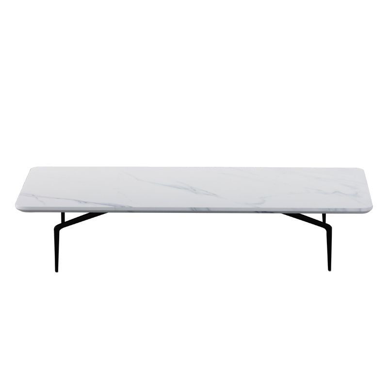 Modern Style Cocktail Table Rock Slate Top Rectangular & Oval Coffee Table