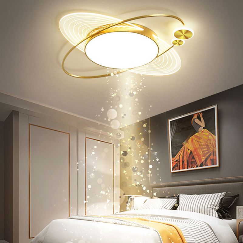 Ronde Flush Light Acryl Modern Flush Mount Plafond lichte armaturen voor slaapkamer