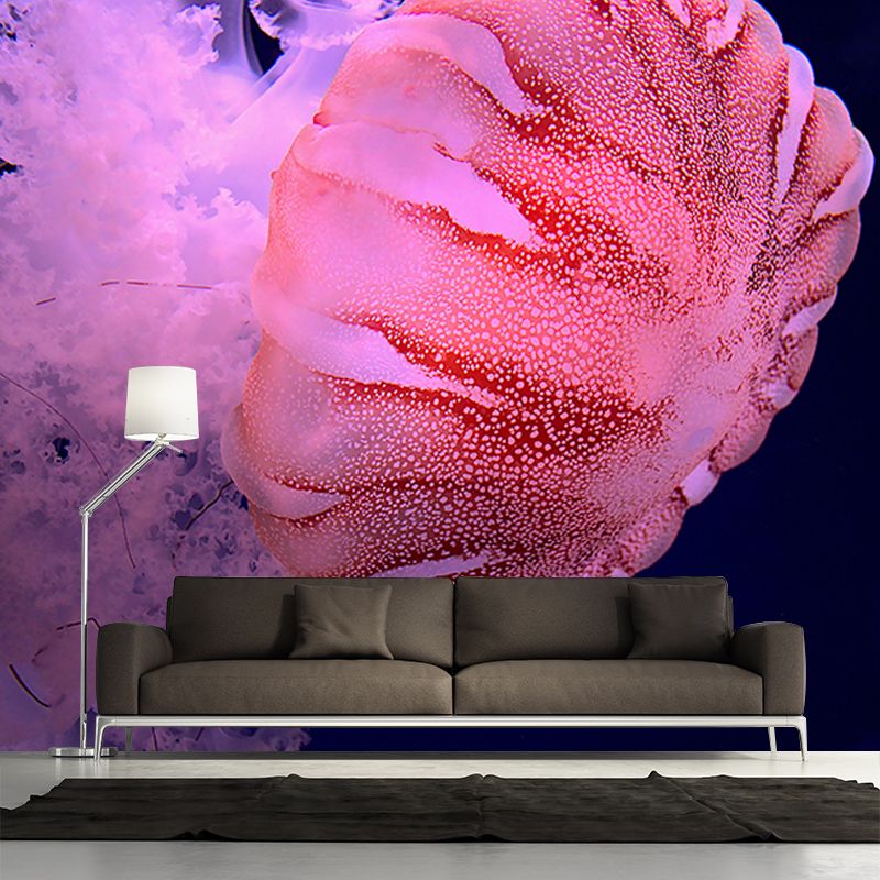 Underwater Creatures Modern Environment Friendly Mural Wall Covering for Living Room