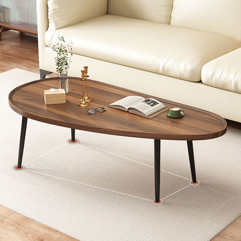 Modern Coffee or End Table Artificial Wood and Metal Coffee Table with 4 Legs