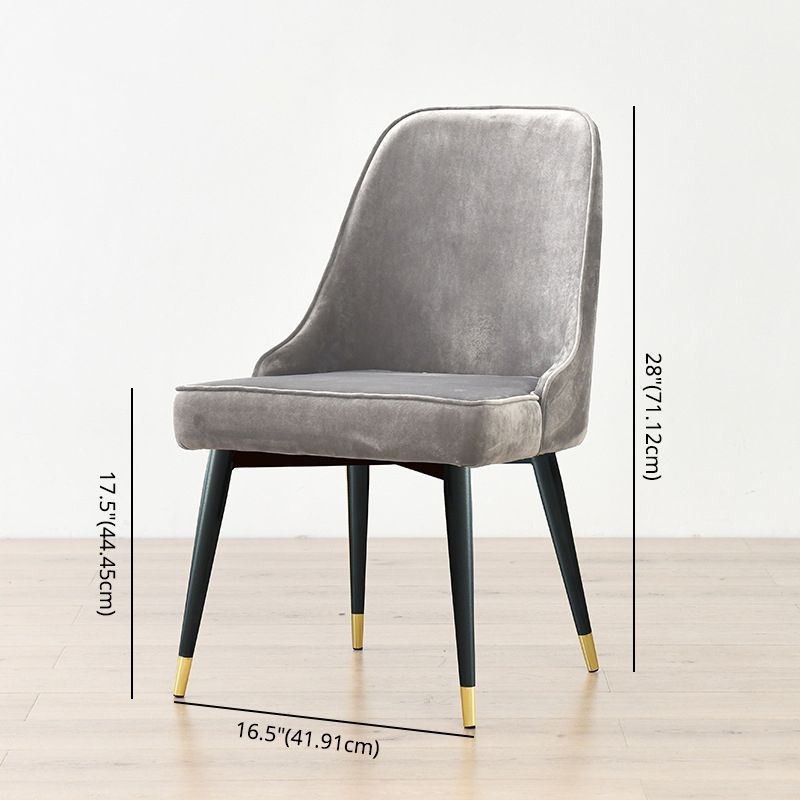 Dining Set Modern with Sintered Stone Rectangle Table and Padded Chairs