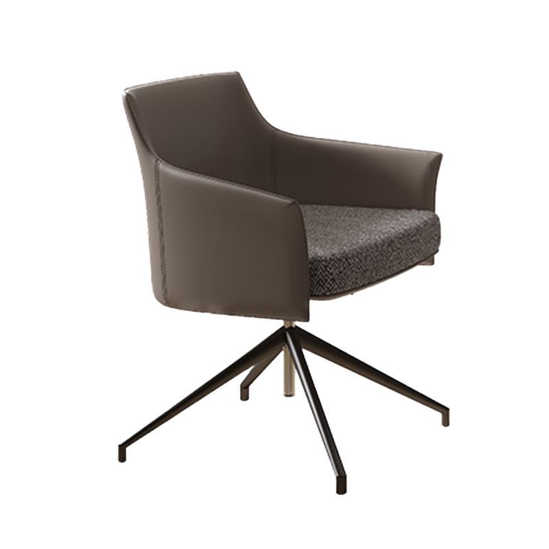Mid Back Office Chair Contemporary Swivel Rolling Task Chair
