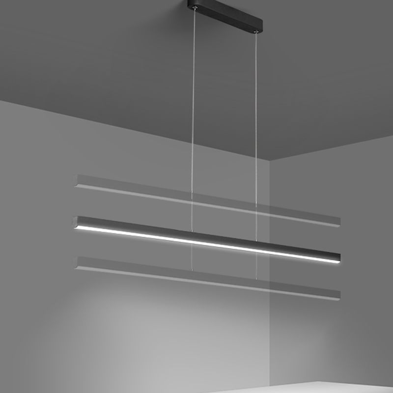 Luz de lámpara de araña de la isla moderna de 1 cabeza de restaurante accesorios de iluminación colgante