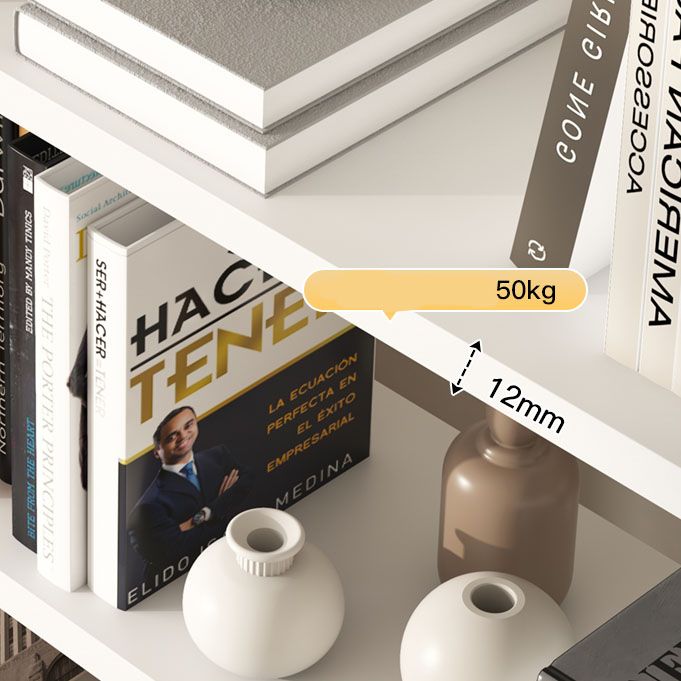 Modern Solid Wood Bookshelf Etagere Open Shelf Vertical Bookcase