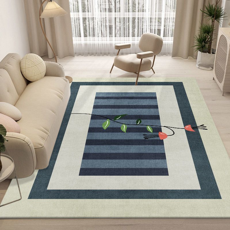 Morandi Nordic Rug Living Room Rug Stain Resistant Carpet for Home Decor