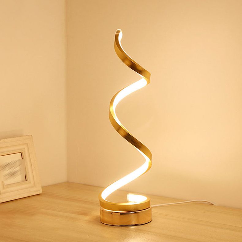 Eenvoudstijl tafel licht metalen slaapkamer led nachttafel lamp