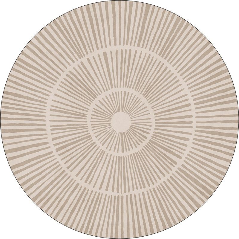 Light Orange Abstract Face Carpet Polyester Simple Carpet Stain Resistant Carpet for Drawing Room