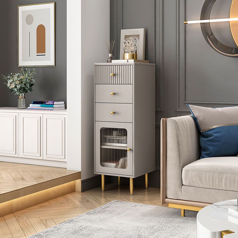 15.6-inch Width Glam Dresser Stone Storage Chest with 1/2/3 Drawers