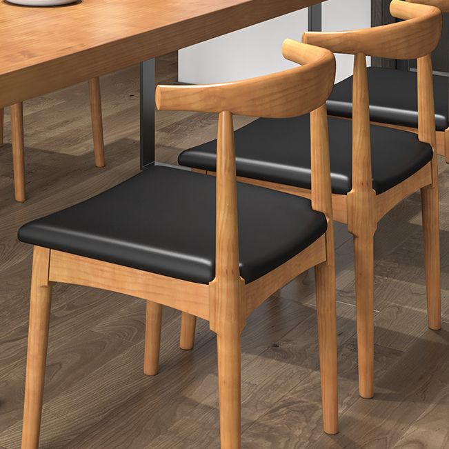 Industrial 1/2/3/5/7 Pieces Dining Table with Chairs Solid Wood Dinette Set