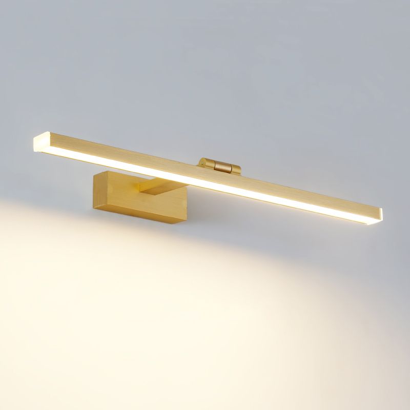 Postmodern Style Linear Vanity Sconce Light Bathroom Aluminum LED Wall Lighting