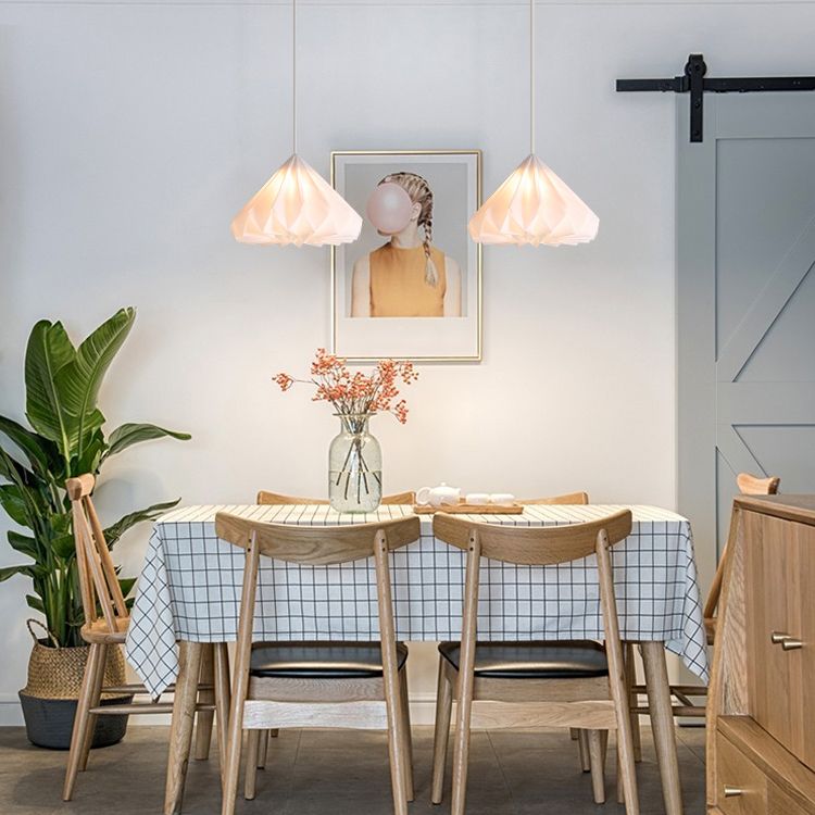 Metalen kegel tint hangende lichten moderne stijl 1 kop hangende montage armatuur voor slaapkamer