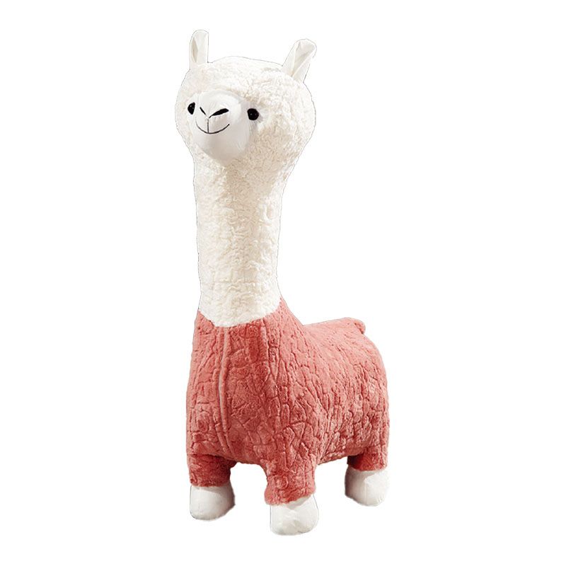 Plush Standard Stool Modern Simple Children's Alpaca Animal Stool