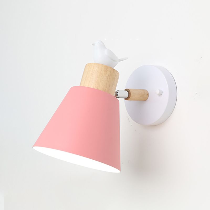 1-licht wandkandelaar Moderne macaron-stijl metalen wandverlichting voor eetkamer