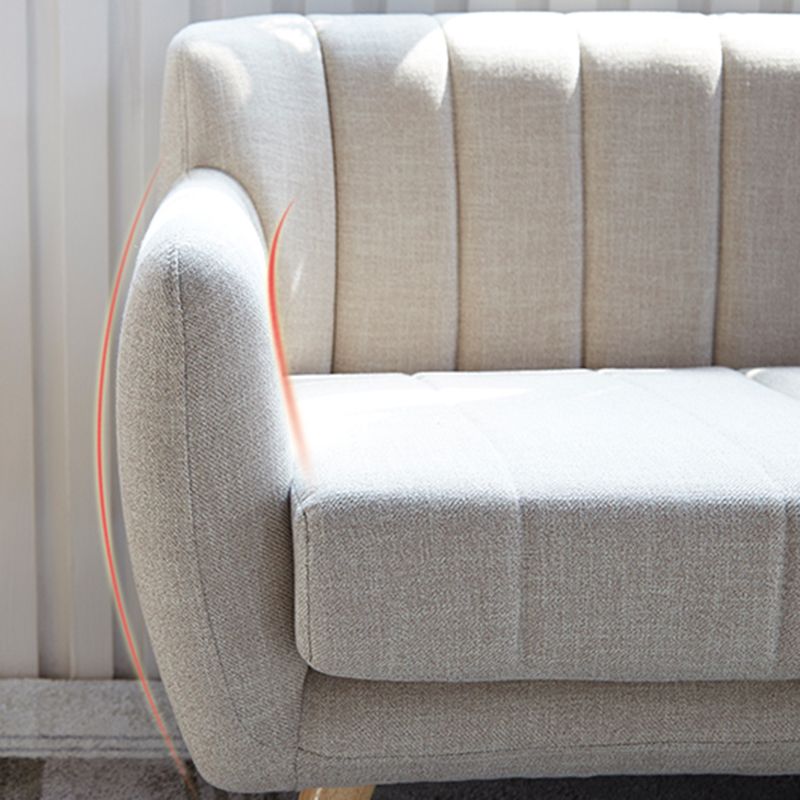 Louaison en lin scandinave à 2 places 21,65 "D SOFA SORM SQUAGE POUR L'APPARTEMENT