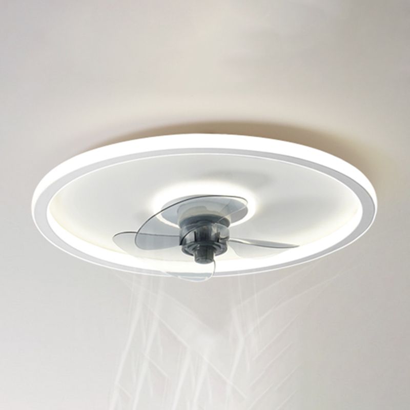 2 Light Ceiling Fan Lighting Modern Style Metal Ceiling Fan Light for Bedroom