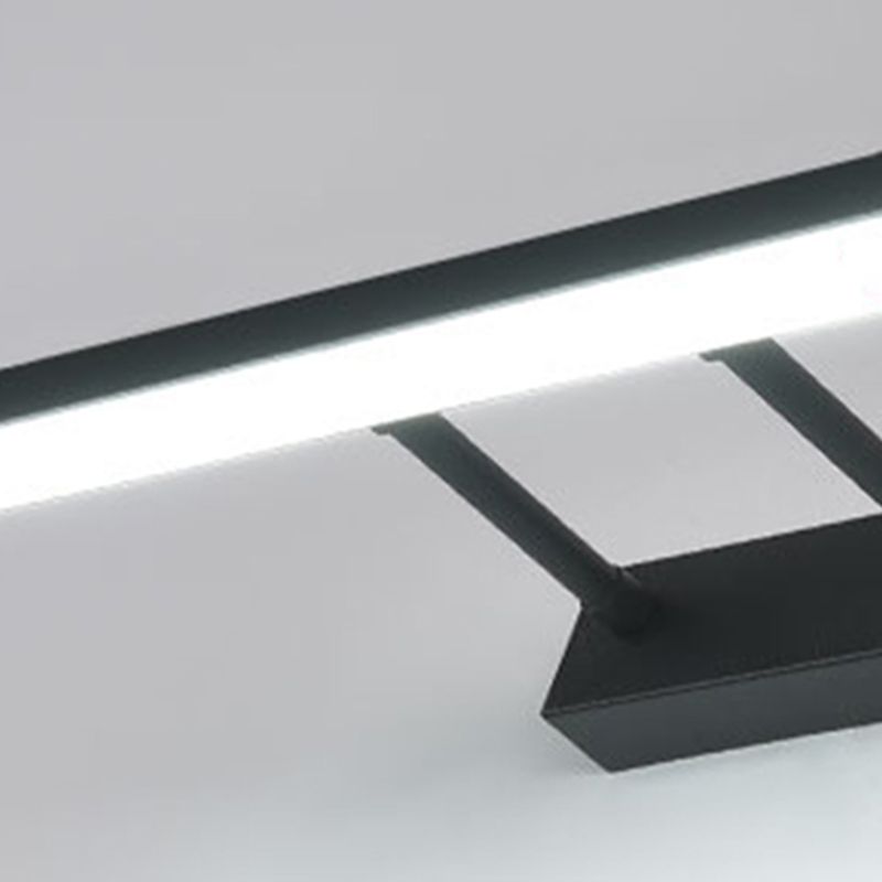 Minimalist Style LED Wall Mounted Vanity Light Metal Simple Bathroom Vanity Sconce Acrylic Shade