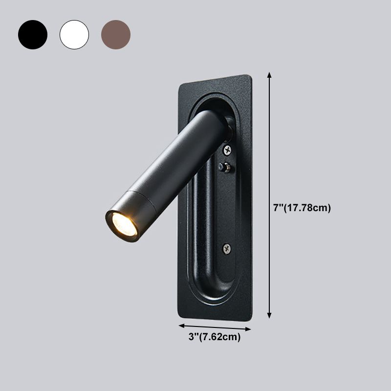 Modern Style Wall Washer Light Minimalist Metallic LED Wall Sconce for Sitting Room