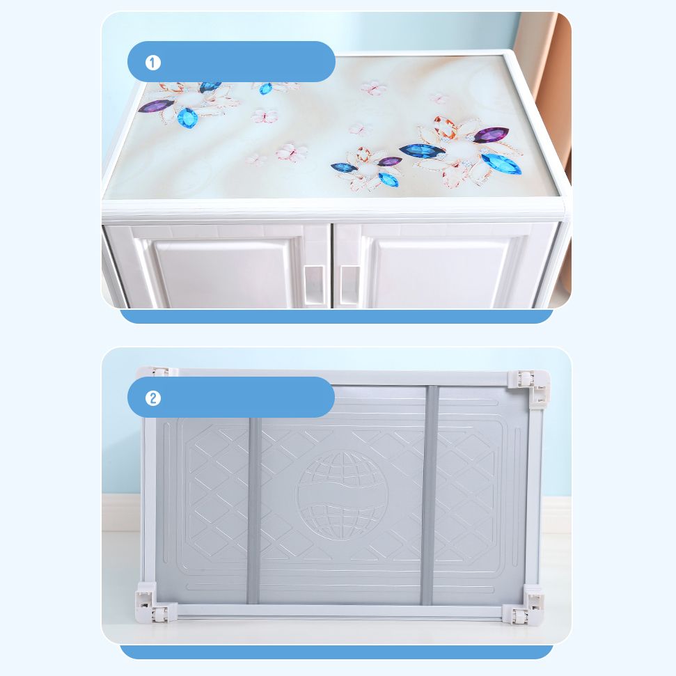 Contemporary Style Bedroom Cabinet Plastic Non-Hanging Storage Cabinet