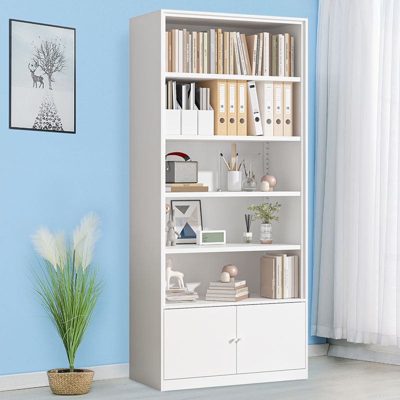 Closed Standard Bookshelf Modern Door Home Study Living Room Bookcase