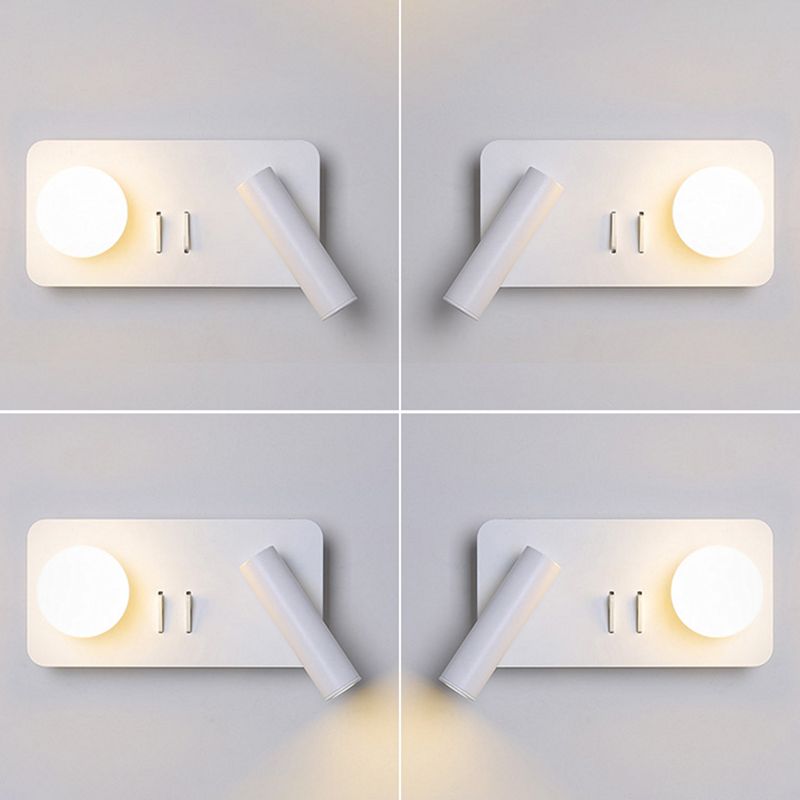 Modern Simplicity Style Bedside Reading Lamp Spotlight Design LED Wall Sconce for Bedroom
