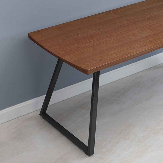 Industrial 1/2/3/5/7 Pieces Dining Set Rectangular Solid Wood Indoor Dinette Set