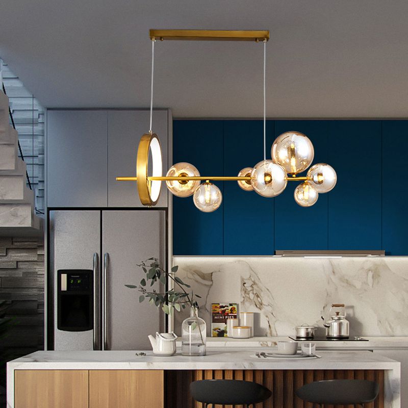 Modern Style Island Pendants Glass Pendant Lights for Dining Room