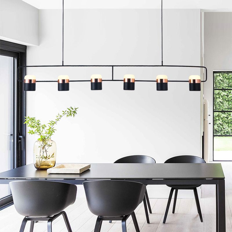 Hedendaagse stijl Cilinder Island Lighting Metal Island Lighting Ideas