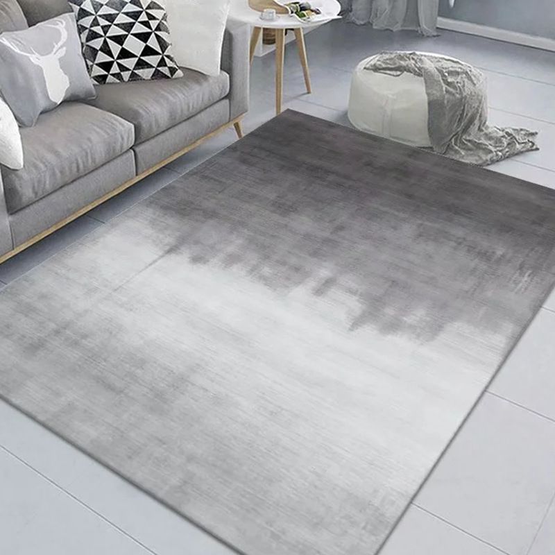 Creative Area Rug Abstract Pattern Carpet Polyester Stain Resistant Rug for Living Room