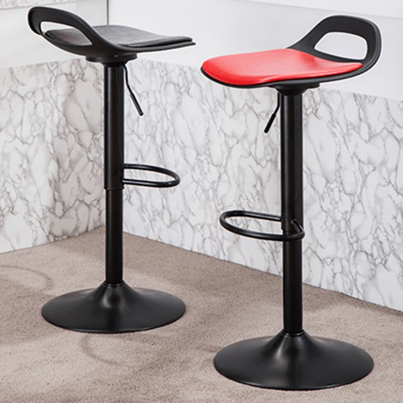 Industrial Style Bar-stool Metal Leg with Adjustable Height Bucket Seat Barstool