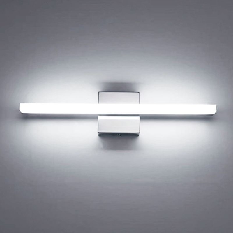 Linear Shape Metal Vanity Lamp Modern Style 1 Light Vanity Light Fixture