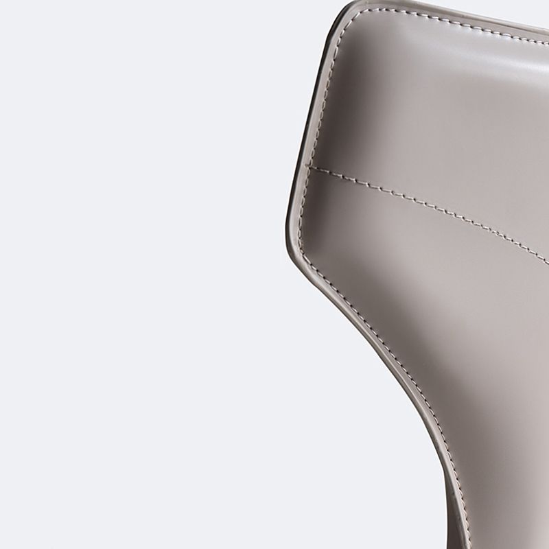 Modern Style Wingback Dining Chairs Faux Leather Home Side Chair