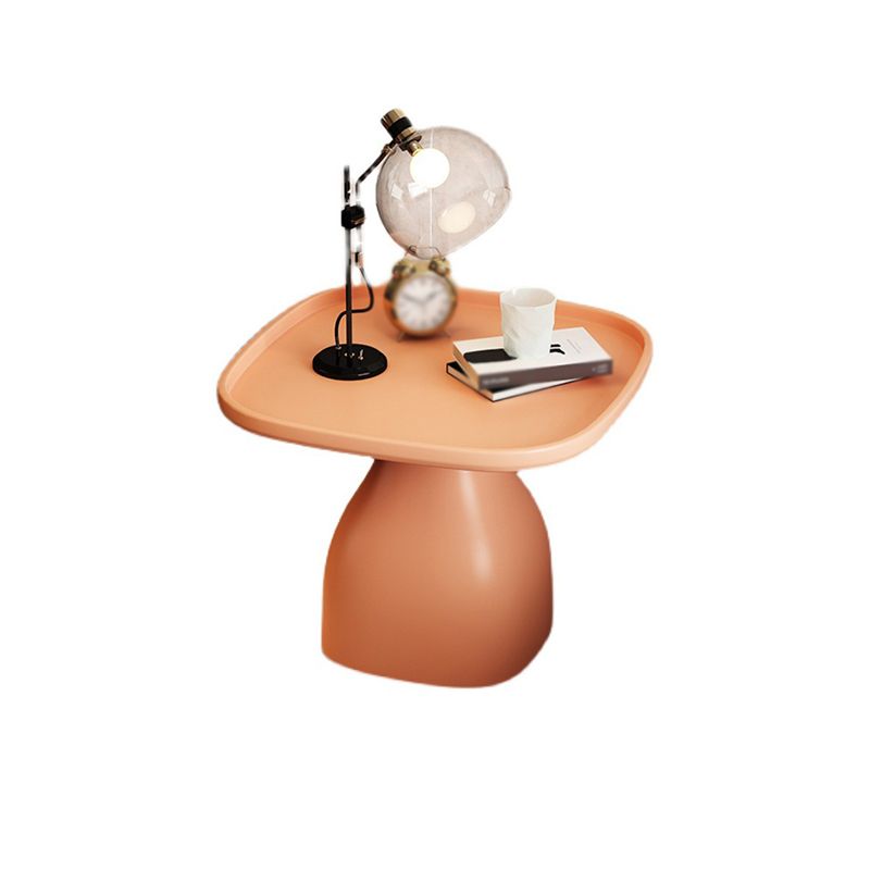 Pedestal Design Cocktail Table Acrylic Tray Top Multi-color Coffee Table