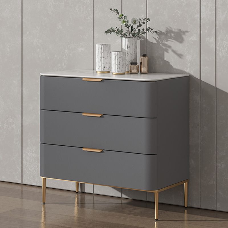 Glam Chest Engineered Wood Bedroom Storage Chest with Drawers