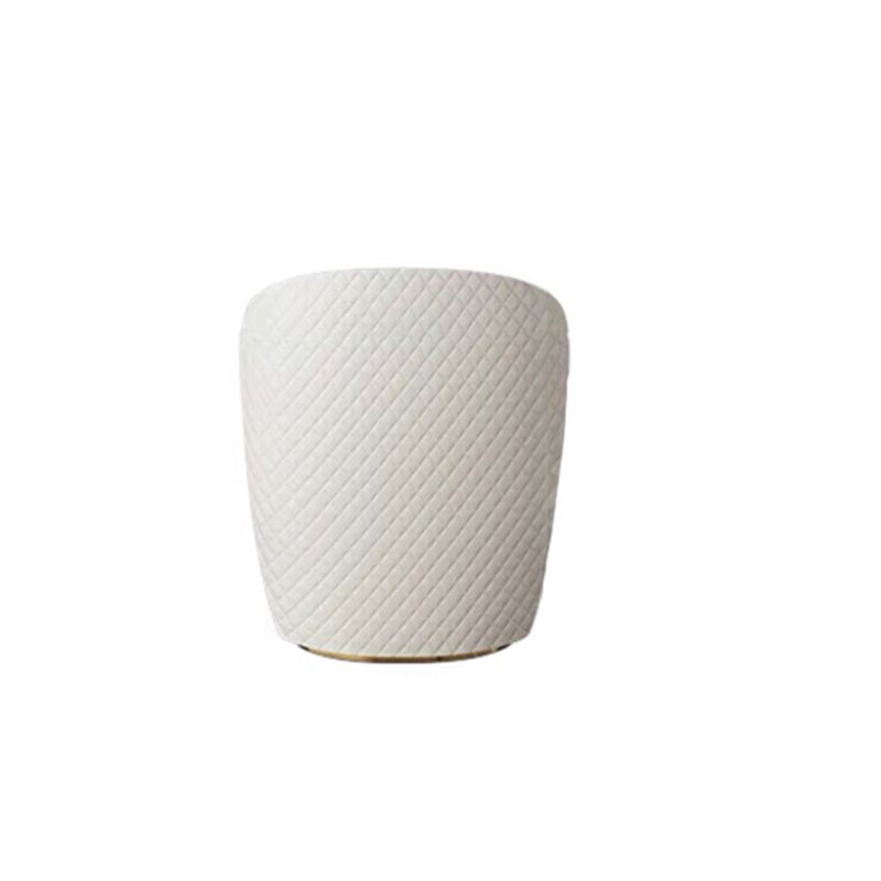 Metal Luxurious Dressing Table in Beige 5 Wood Storage Drawers Vanity