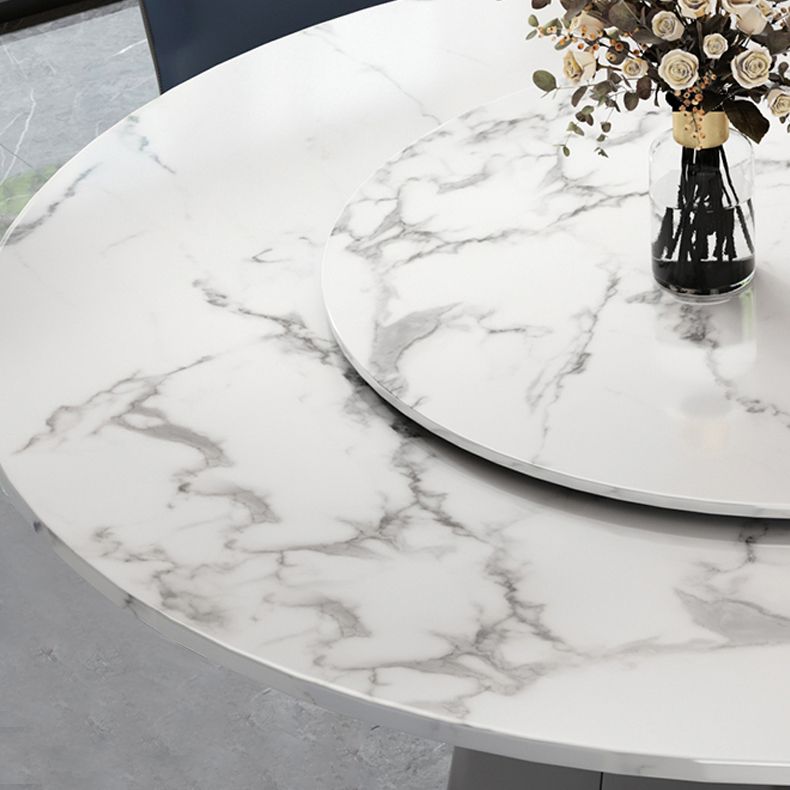 Modern 1/4/5/7/9 Pieces Dining Set Rectangle Marble Dining Table Set