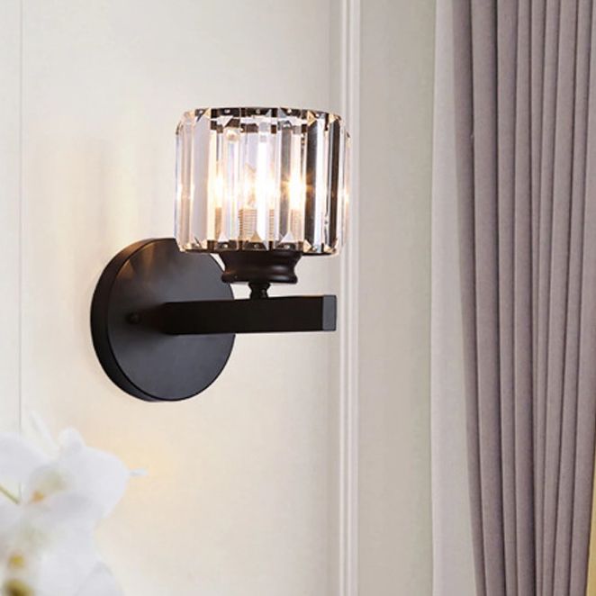 MODERNA CILINDRO CILINDRO SCHEDA PERCHIALE SCONCE 1 PLARCO LIGHT per la camera da letto del soggiorno