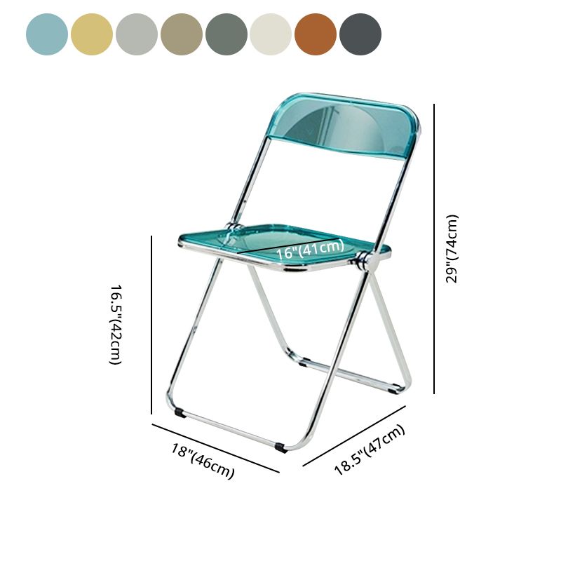 Sillas de comedor de estilo moderno, sillas laterales sin brazos con respaldo abierto y patas de metal para cocina