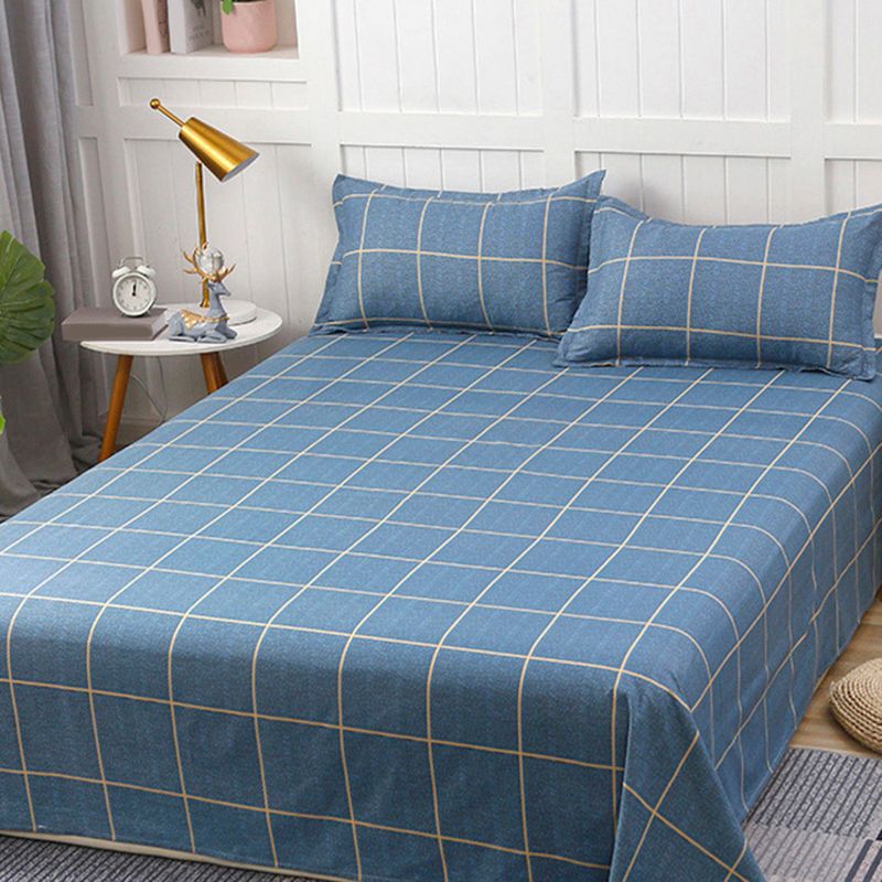 Twill Printed Bed Sheet Fade Resistant Breathable Polyester Sheet