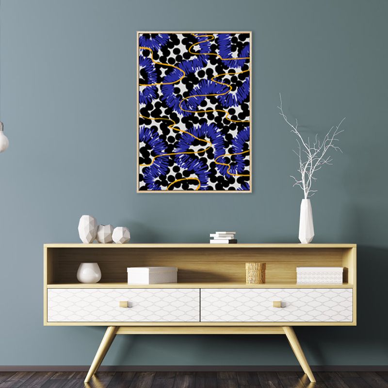 Nordic Aesthetic Geometry Art Print Canvas Textured Soft Color Wall Decor for House Interior